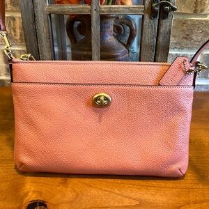 COACH CROSSBODY - pebble leather w/ dust bag